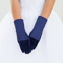 Women Church Gloves BDF-24 Navy - Church Suits For Less