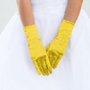 Women Church Gloves BDF-24 Yellow - Church Suits For Less