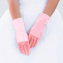Women Church Gloves BDF-24 Pink - Church Suits For Less