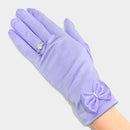 Women Church Gloves BDF-7038 Purple - Church Suits For Less