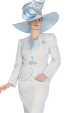 Champagne Italy Church Suit 6212