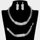 Women Jewelry Set-18909 Silver