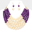 Women Jewelry Set-BDF-0175 Purple