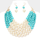 Women Jewelry Set-BDF-0175 Turquoise