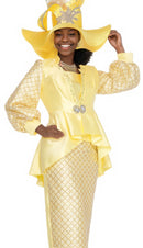 Champagne Italy Church Suit 6202 - Church Suits For Less