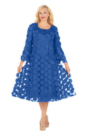 Giovanna Dress D1650-Royal - Church Suits For Less