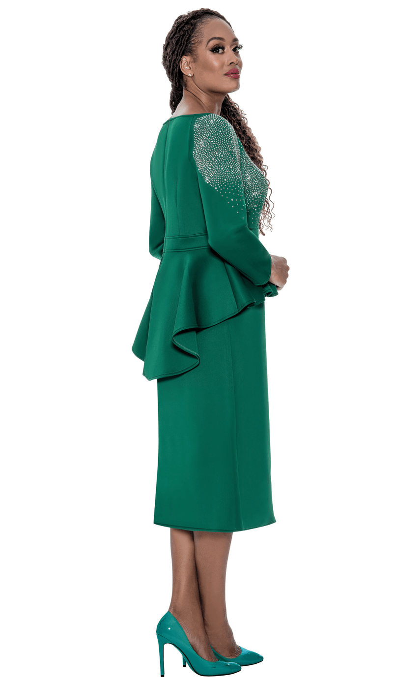 Stellar Looks Skirt Suit 1961-Emerald