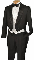 Men Tuxedo T-2X-Black - Church Suits For Less