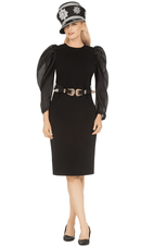 Giovanna Church Dress DP2427 black - Church Suits For Less