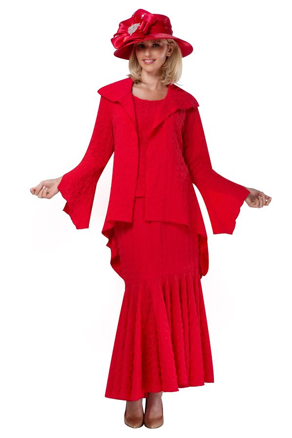 Giovanna Suit 0940-Red - Church Suits For Less
