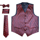 Men Vest-PV100-Black Red