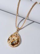 Women High Fashion Charm Necklace BDF-4360 - Church Suits For Less