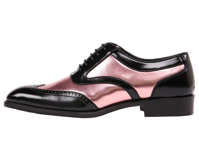 Men Dress Shoes-450-Rose Gold Men Dress Shoes-450-Rose Gold