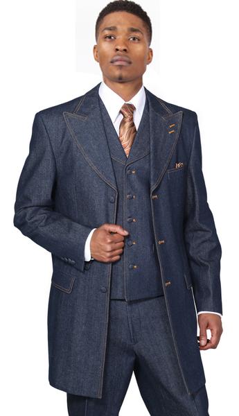 Men Suit 5285VC-Blue