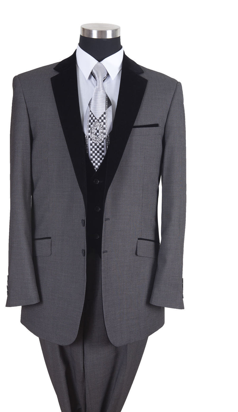 Men Suit 57024-Grey