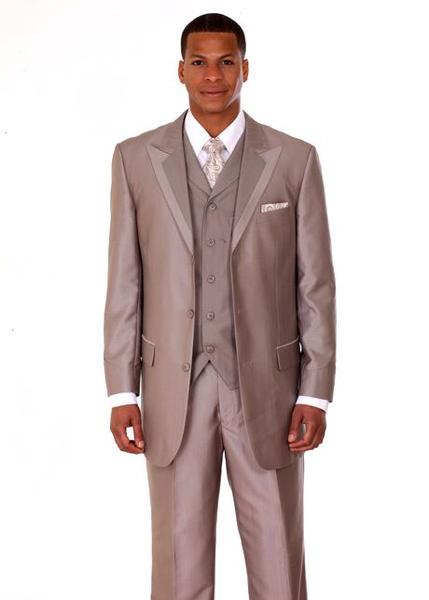 Milano Moda Men Suit 5807V-Tan