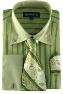 Men Dress Shirt AH601-Olive