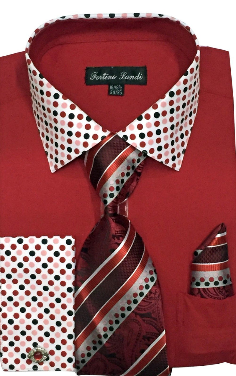 fortino landi dress shirts Fortino Landi SG35-WH Mens Shirt White / 20-201/2