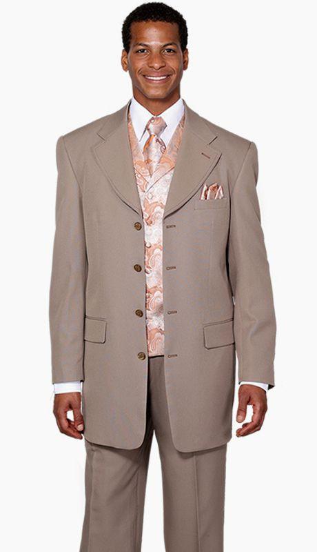 Milano Moda Suit 6903V-Tan - Church Suits For Less