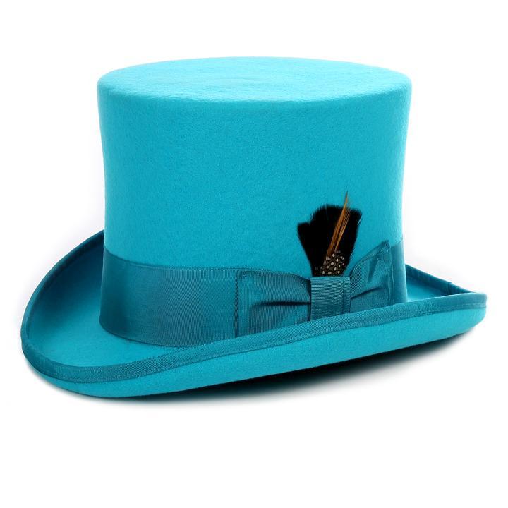 Men Top Hat-TURQ XL