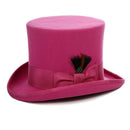 Men Top Hat-FUCHSIA S