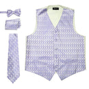 Men Vest Set-PV150-Purple Cream