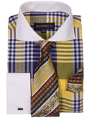 Men Dress Shirt AH626-Gold