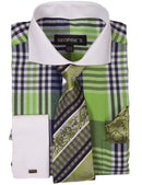 Men Dress Shirt AH626-Lime