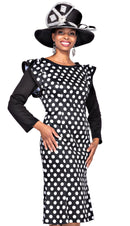 Designer Church Dress 5307 - Church Suits For Less