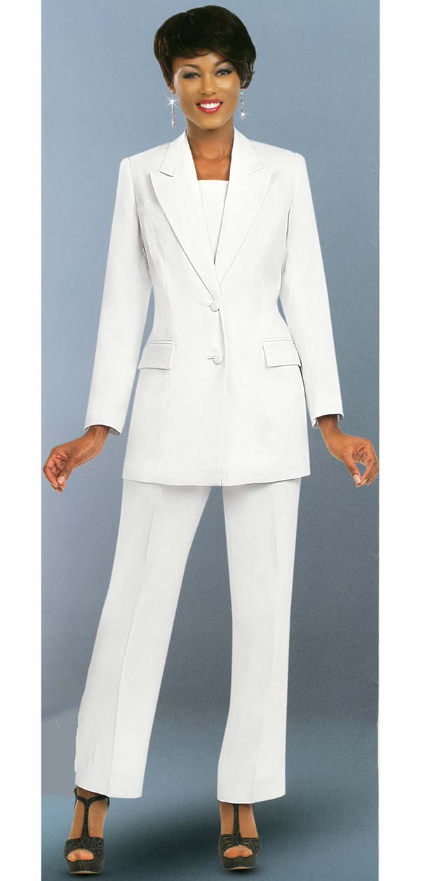 Ben Marc Usher Suit 10499-White - Church Suits For Less