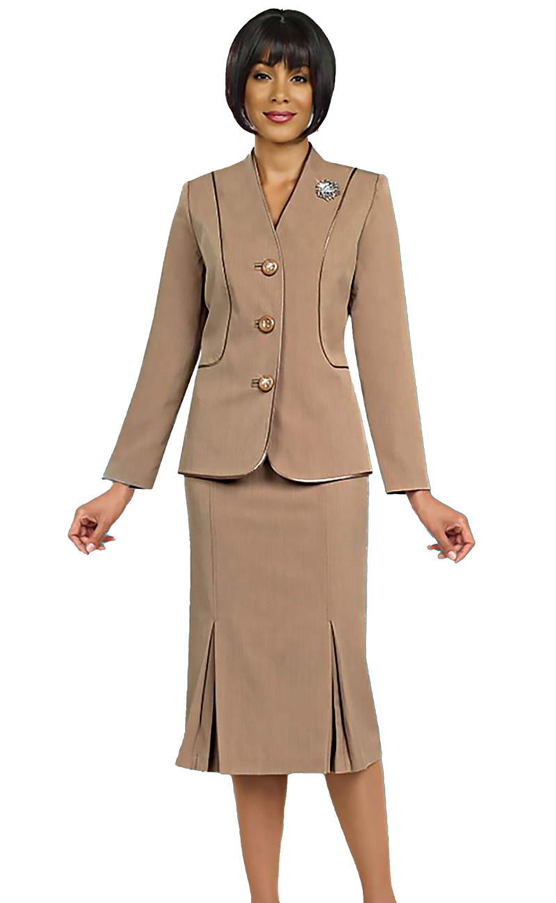 Ben Marc Usher Suit 78098-Taupe