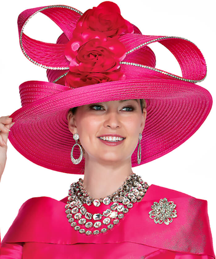 Champagne Italy Church Hat 5921 - Church Suits For Less