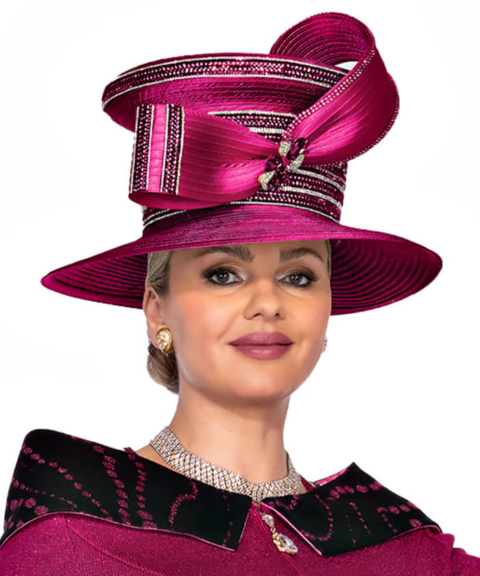 Champagne Italy Church Hat 5952 - Church Suits For Less