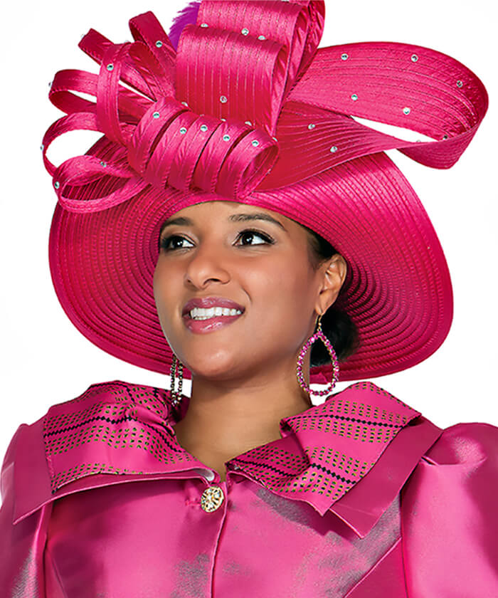 Champagne Italy Church Hat 5973 - Church Suits For Less