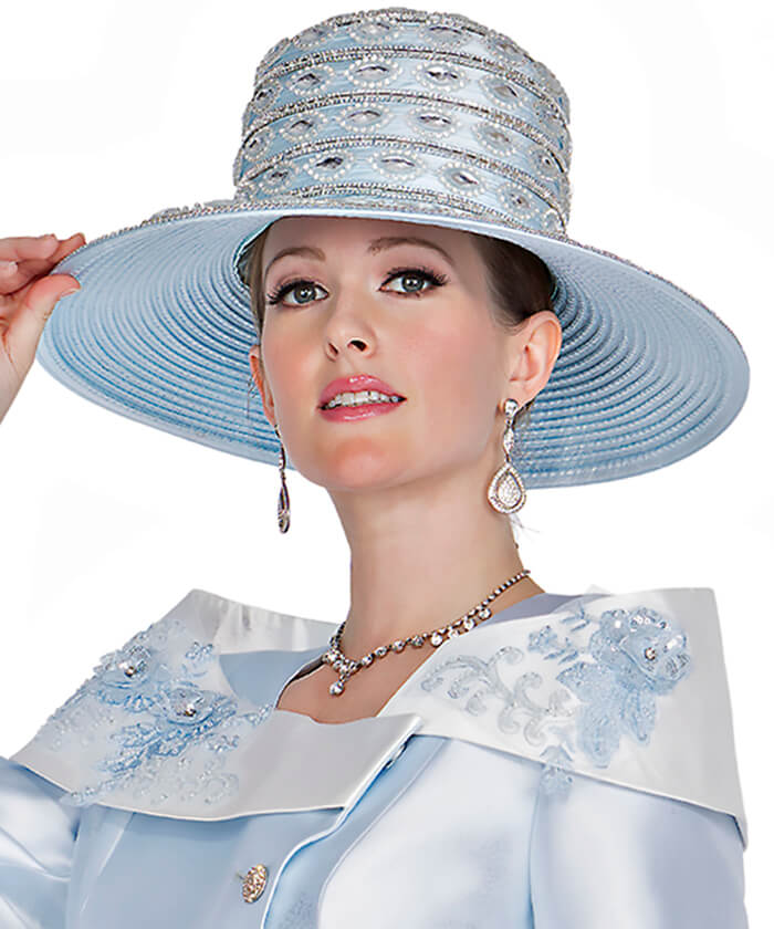 Champagne Italy Church Hat 6003 - Church Suits For Less