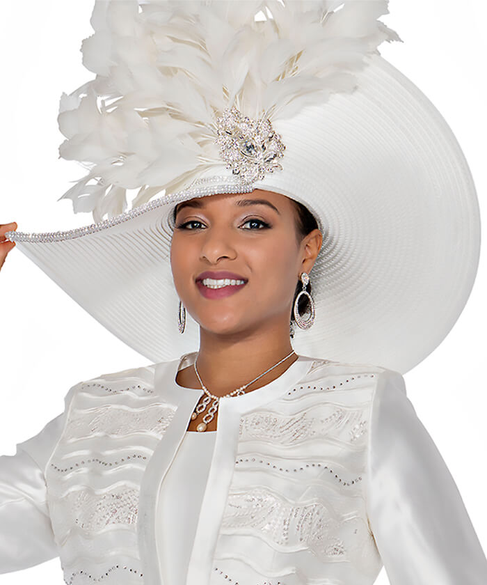 Champagne Italy Church Hat 6004 - Church Suits For Less