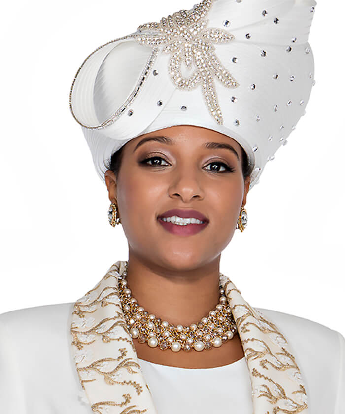 Champagne Italy Church Hat 6007 - Church Suits For Less