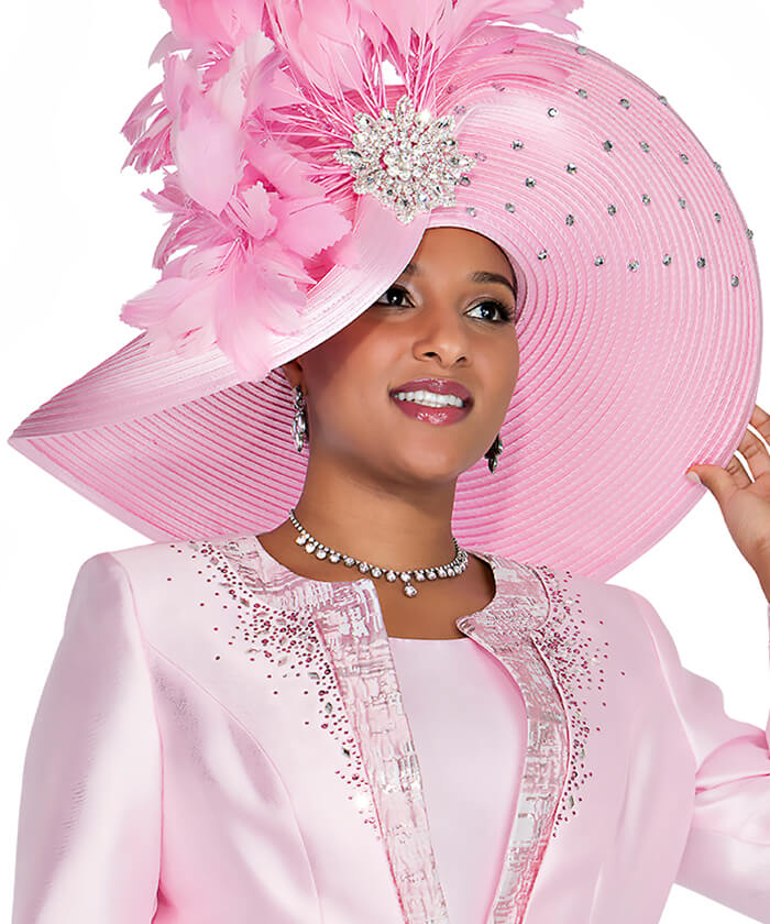 Champagne Italy Church Hat 6010 - Church Suits For Less