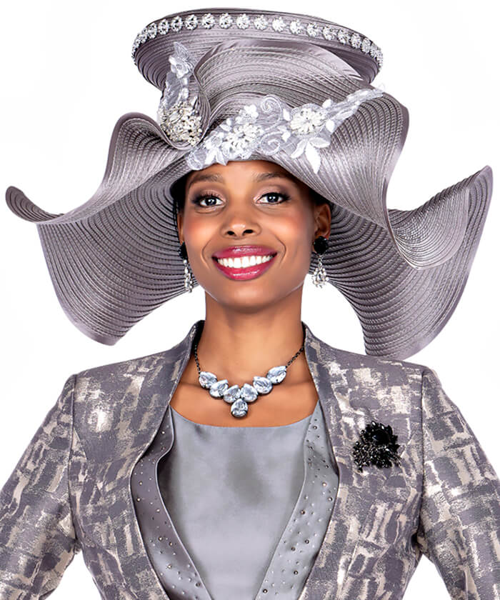 Champagne Italy Church Hat 5905 - Church Suits For Less