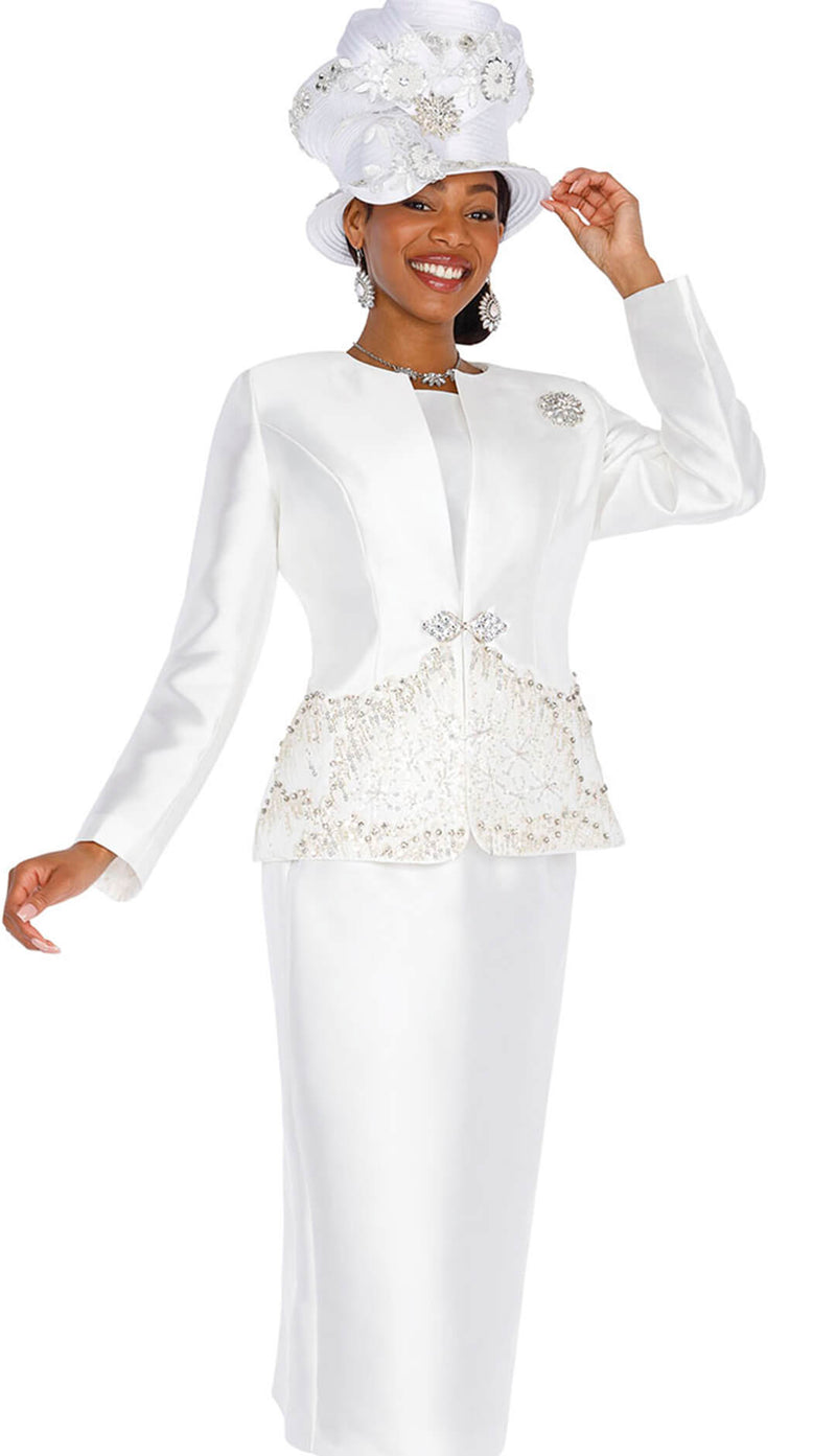 Champagne Italy Church Suit 5804 - Church Suits For Less
