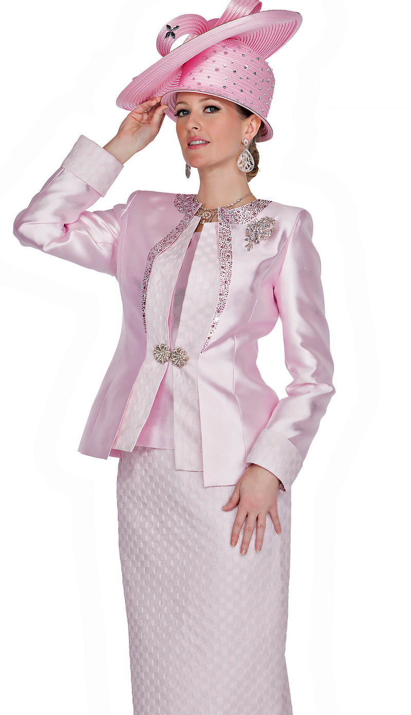 Champagne Italy Church Suit 6005 - Church Suits For Less