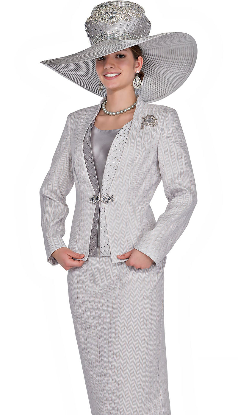 Champagne Italy Church Suit 6009 - Church Suits For Less