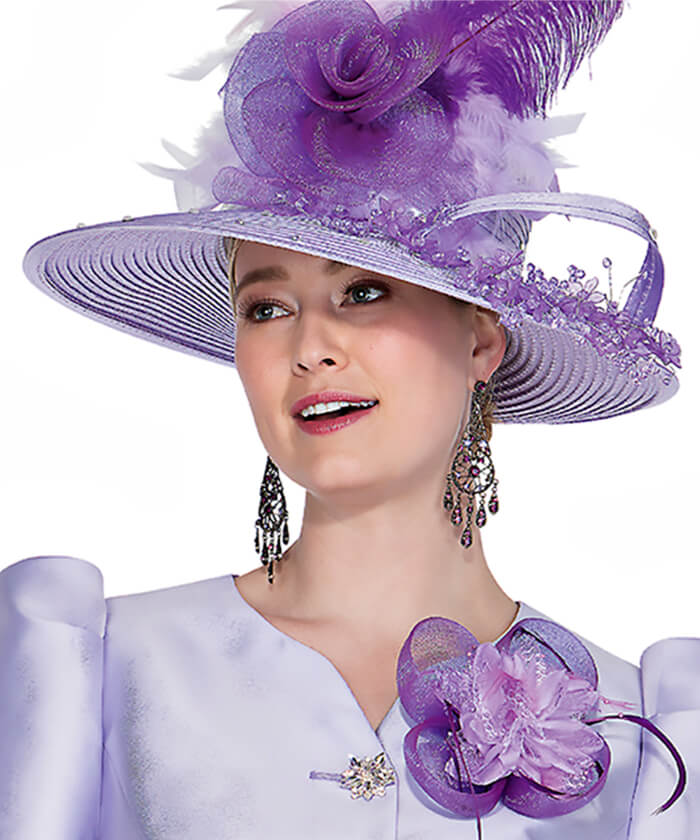 Champagne Italy Church Hat 6021 - Church Suits For Less