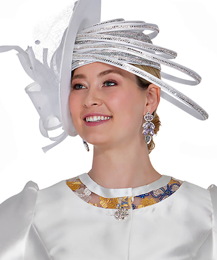 Champagne Italy Church Hat 6025 - Church Suits For Less