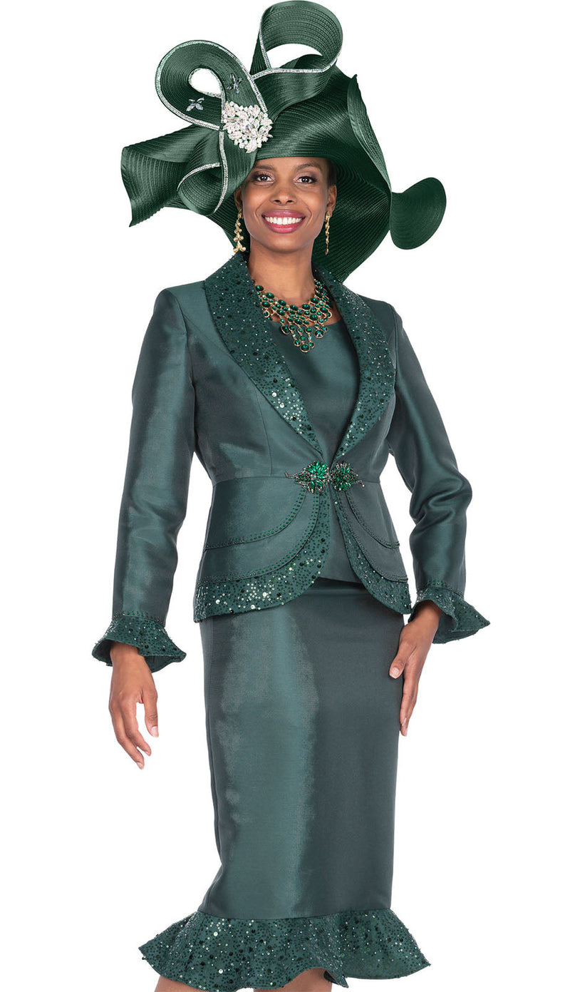 Champagne Italy Church Suit 5916 - Church Suits For Less