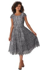 Tally Taylor Church Dress 4805-Silver