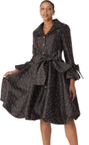 Chancele Church Dress 9723-Black