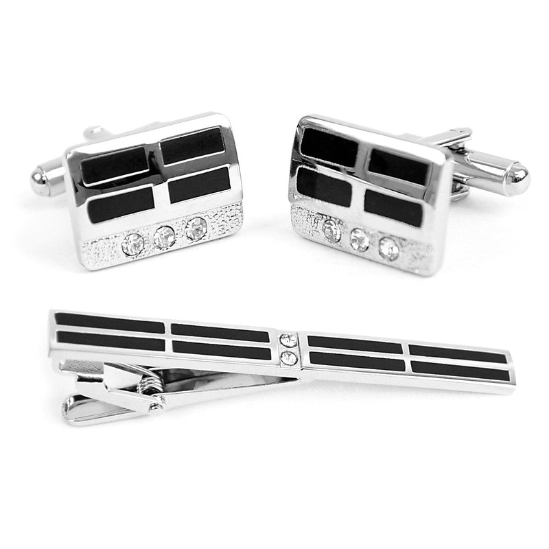 Cuff-link and Tie Bar Set CTB2301 - Church Suits For Less