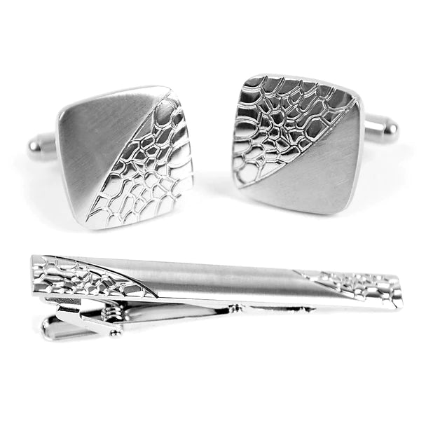 Cufflink and Tie Bar Set CTB673 - Church Suits For Less