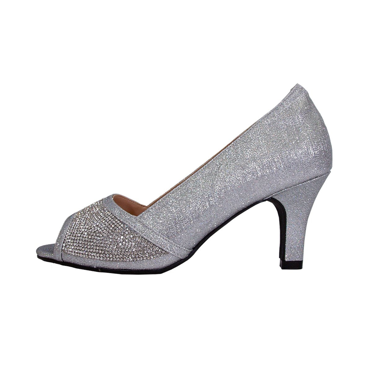 Women Church Shoes DP897C-Silver